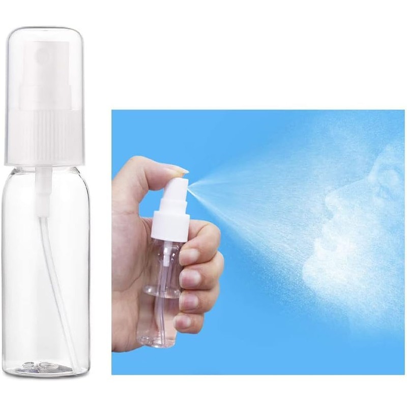 Leak-Proof Refillable Travel Bottles Set | Reusable Clear Plastic Containers