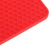 5Pcs Silicone Trivet Mat Square Round Honeycomb Hot Pad Non