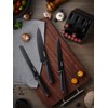 FOHERE Knife Set with Block 13 Pieces Stainless Steel Knife