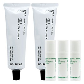Innisfree Isle Number Hand Cream Green Tea Things 50ml 2pcs+ / 이니스프리 아일 넘버 핸드크림 그린티에썽스 50ml 2개+