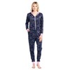 Ashford & Brooks Women's Fleece Hooded One Piece Pajama -