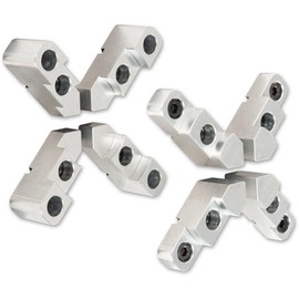 Axminster Woodturning Internal & External Aluminium Step Jaw Set