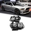 Chrome Housing Amber Corner Turn Signal Headlights fit for 2011