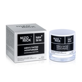 NIZORICK Men's Tinted Moisturizer，Hydrating Non-Greasy BB Cream Foundation for men, Long Lasting Matte Concealer Full Coverage Men CC Cream Foundation for All Skin Types, 30g/1.05 oz
