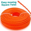 Weed Eater String Akouly 328ft Grass Trimmer Line Twisted Nylon