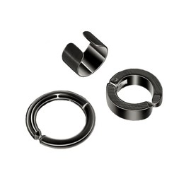 3PCS Clip On Hoop Earrings for Men Women Non-Pierced Helix Cartilage Ear Cuffs Punk Rock Earrings