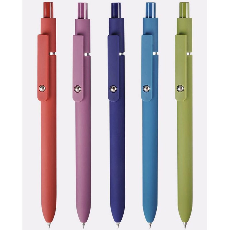 sencoo 5 pack Blue Gel Pens Quick Dry Ink Pens