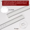 sourcing map Film Flexible Ruler 70 cm 0.1 mm Scale