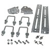 A.A 12" Galvanized Swivel Top Bunk Bracket Kit with Hardware