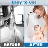 4pcs Silicone Shower Head Holder, Universal Relocatable Shower Head Suction