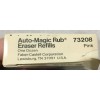 Faber Castell Auto-Magic Rub Eraser Refills- 12 pack, # 73208