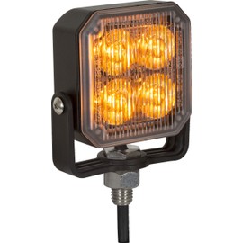 Buyers Products - 8891800 Post-Mounted 3 Inch LED Strobe Light, Amber