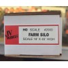 JV Models 2000 HO Scale Farm Silo Kit