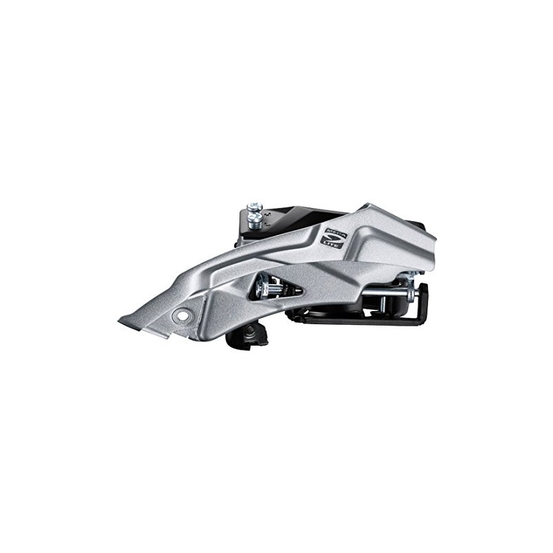 Shimano FD-M2000 Altus 9-speed MTB front derailleur, top swing, dual-pull