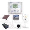 80A Solar Charge Controller, 12V 24V Solar Controller 80A for