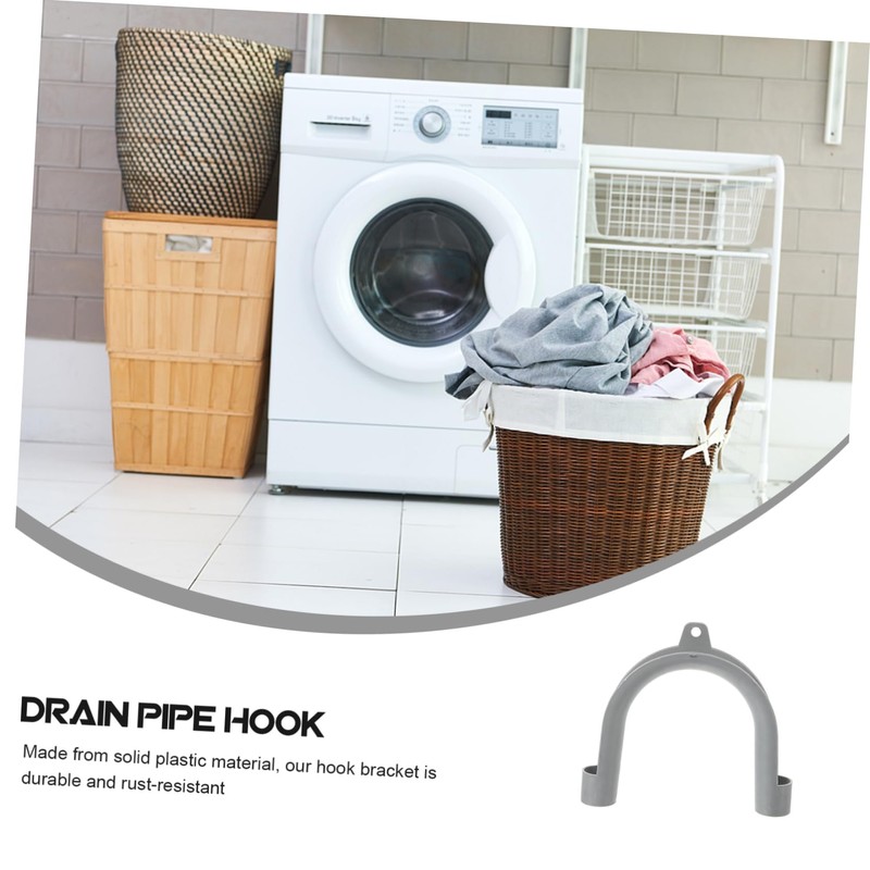 U-Shape Drain Hose Guide Hanging Rack Washer Drain Hose Hook