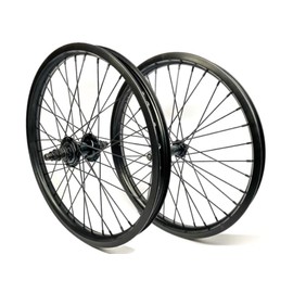 Eastern Bikes Atom Series 20-Inch 36H BMX Wheel - Black (Front & Rear)