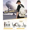 White Backpack for School, Small High School Bookbag Back Pack