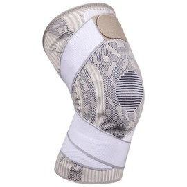 Bodyassist Sports Knee with Stability Strap White/Grey - Small