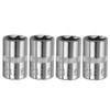 HARFINGTON 4pcs E-Torx Socket 3/8" Drive E16 External Torx Deep