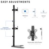 VIVO Dual Monitor Desk Stand Free-Standing LCD Mount, Holds in