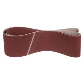 CoCud 6 x 80 Inch Sanding Belt, 2 Pcs 100 Grit Knife Sharpener Belts Work Sharpening for Belt Sander Knife Carving Tool Metal Working