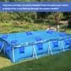 4pcs Pool Cover Weights for above Ground Pool, Leakproof Pool
