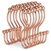 Goowin Shower Curtain Hooks, 12 Pcs Shower Curtain Rings, Stainless