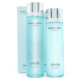 오휘 Ohui Miracle Aqua 2 Types Single Item (Skin + Lotion) Y