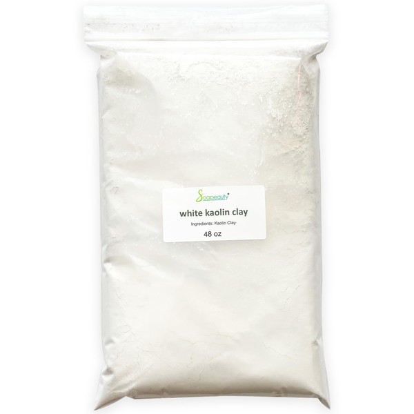Soapeauty WHITE KAOLIN CLAY Powder | Cosmetic Grade 100% Natural