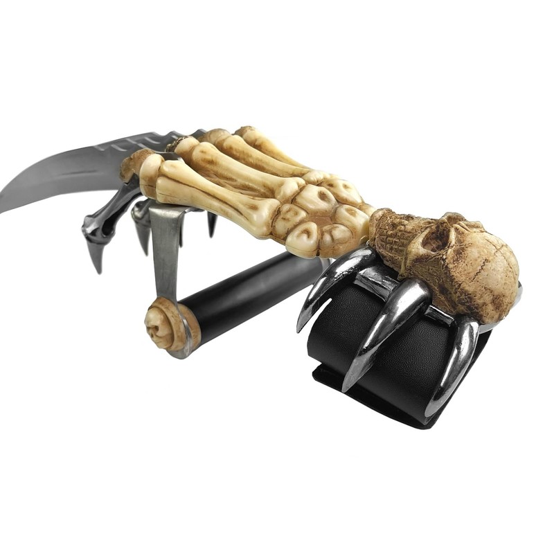 Pacific Solution 17" Polyresin and Metal Skeleton Warrior Hand Claw