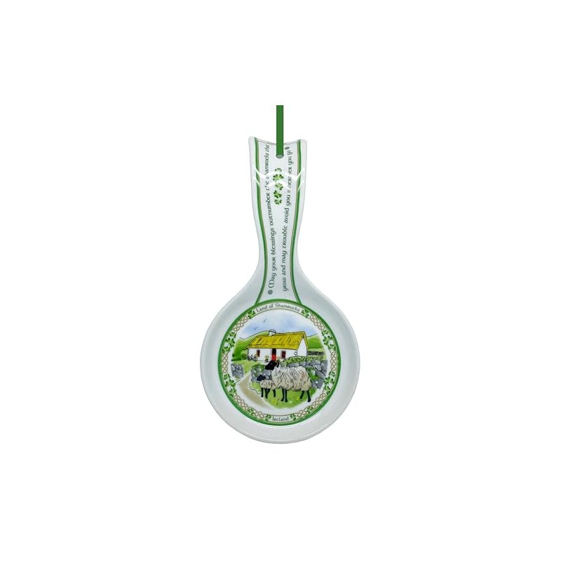 Royal Tara Ceramic Spoon Rest Farm Print Irish Design Housewarming
