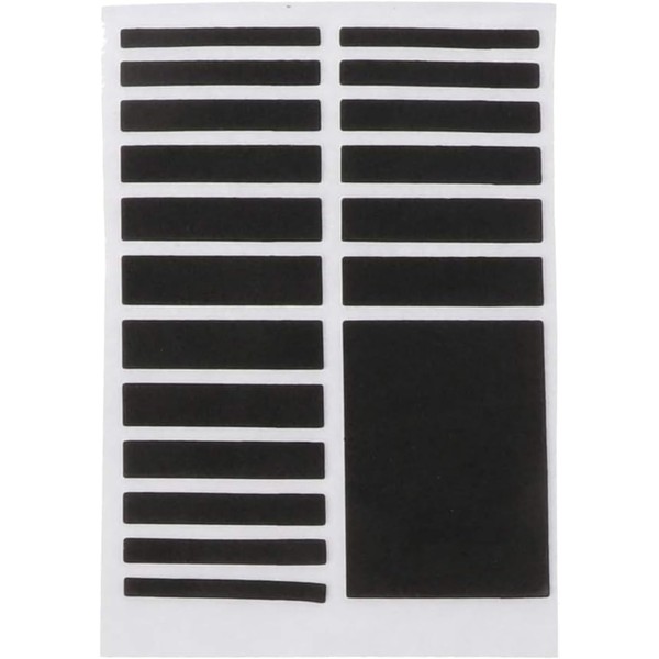 6 Sizes Black Invisible Ring Size Adjuster for Loose Rings