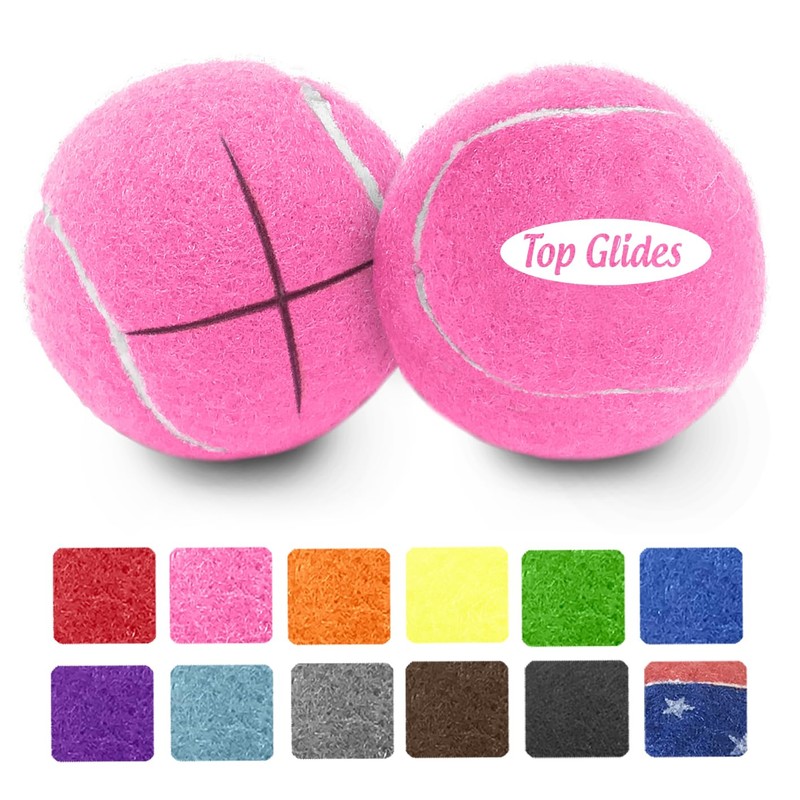 Top Glides Precut Walker Tennis Ball Glides (Pink)