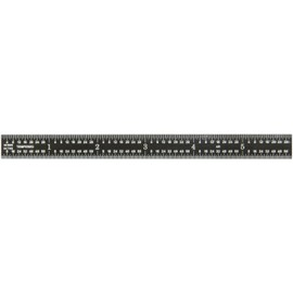 Fowler 52-297-006-0, EZ Read Flexible Rule - 6"