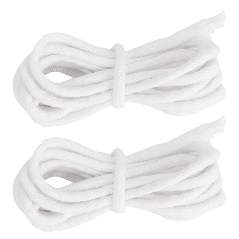 2pcs Candle Wicks Good Oil Absorbency Combustion Durable Braid Cotton