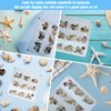 Acrylic Seashell Display Case - 9 Seashell Display Box, Transparent