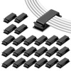 40 Stück Stark Kabel Organizer Selbstklebend Selbstklebende Kabel-Clips Kabelhalter Selbstklebend