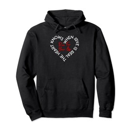 Run For Your Life Heartbeat Motivational Quote Love Heart Pullover Hoodie