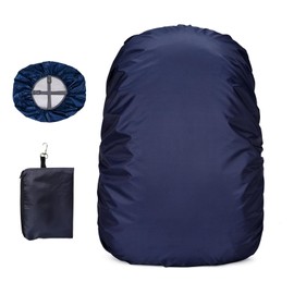 Yurika Backpack Cover, Fully Waterproof, Rain Cover, Rain Cover, Zack Cover, Set of 2, Highly Durable School Bag with Fall Prevention Belt, Storage Bag Included, Multi-Purpose, Waterproof, For