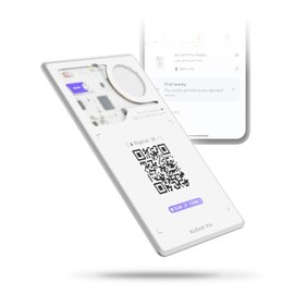 Rolling Square AirCard Pro - Slim Bluetooth Wallet Tracker Card Compatible with Android Google Find Hub Only, GPS Tracker with Wireless Charging, Digital ID, Loud Sound Alerts, 2.2mm Thin