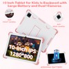 YATIOM Kids Tablet 10 inch Android 14 with Protective Case,