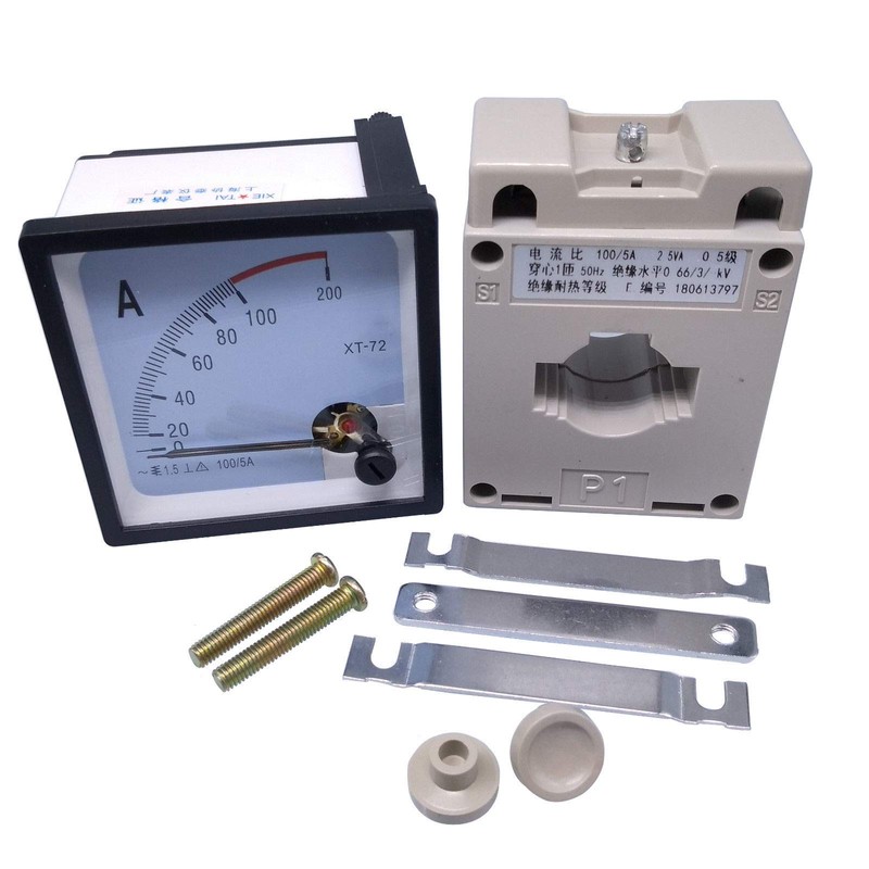 AC 0~100A Analog AMP Current Panel Meter Ammeter XT-72 and