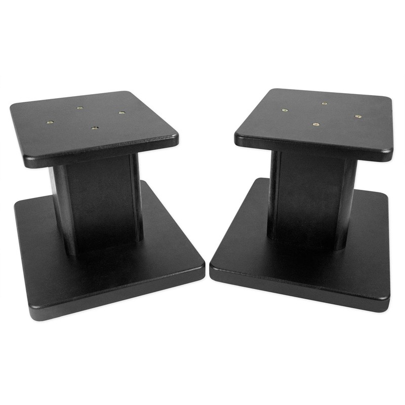 Pair Rockville RHT8G Computer/Bookshelf Desktop Speaker/Studio Monitor Stands