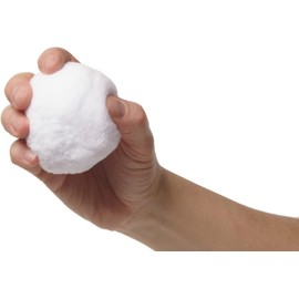 40pc Christmas Fake Snowballs - For Xmas Snow Ball Fight Game, Tree Plush & Throwing Battle | Realistic Winter Snowball Play Tossing Fun - Home Decoration | For Kids/Adults, Indoor & Outdoor