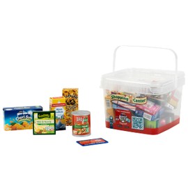 Theo Klein 7214 Small Box Filled with German Products I with Boxes and Tins for Shopping I Toy for Children from 3 Years