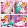 Dolls House for Girls Toys, 4 Stories 10 Rooms Dollshouse