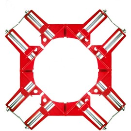 Itian 4 Pack Right Angle Clamp Multifunctional 90 Degree Angle Clamps 90 Degree Aluminium Alloy Positioning Squares for Picture Frames, Boxes, Cabinets