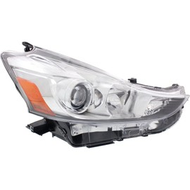 Evan Fischer Passenger Side Headlight for Toyota Prius V 2015-2018 Halogen Without bulb(s) Replaces# 8113047650