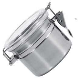 Stainless Steel Coffee Canister High Quality Storage Container Bottle Sugar Tea Coffee Beans (S)